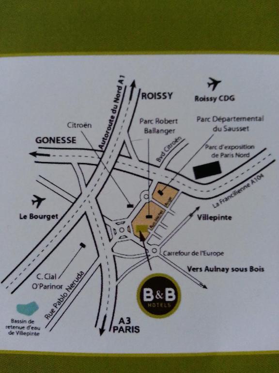 B&B Hotel Paris Nord オルネー・スー・ボア エクステリア 写真